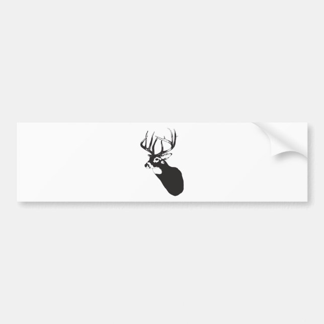 Adesivo Para Carro Deer Head (Frente)