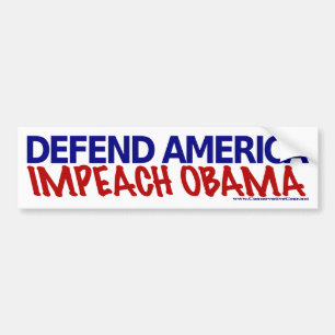Adesivo Para Carro Defenda América, acuse Obama