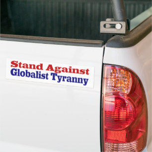 Adesivo Para Carro Defenda-Se Contra A Tirania Globalista