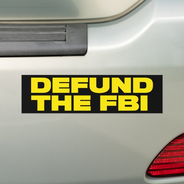Adesivo Para Carro Defender O Governo Do FBI (No carro)