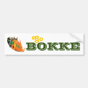 Adesivo Para Carro Defensores de rugby "Go Bokke" da "África do Sul"