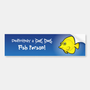 Adesivo Para Carro Definitivamente uma Pessoa Peixe (tang 1)