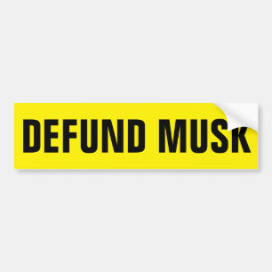ADESIVO PARA CARRO DEFUND MUSK