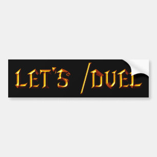 Adesivo Para Carro Deixe-nos /Duel