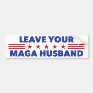 Adesivo Para Carro Deixe seu marido de MAGA