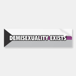 Adesivo Para Carro Demisexuality existe autocolante no vidro traseiro