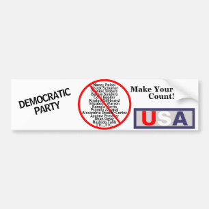 Adesivo Para Carro Democracia Americana