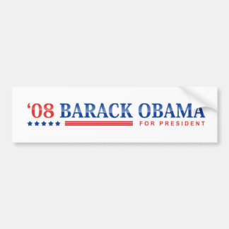 Adesivo Para Carro Democrata Barack Obama 2008