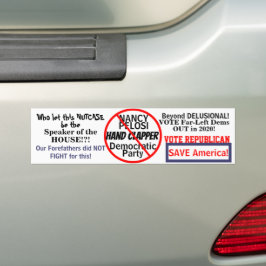 Adesivo Para Carro Democrata Nancy Pelosi Edição ANO