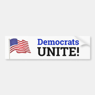 Adesivo Para Carro Democratas UNIDOS!