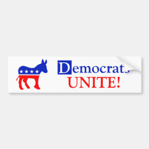 Adesivo Para Carro Democratas UNITE!