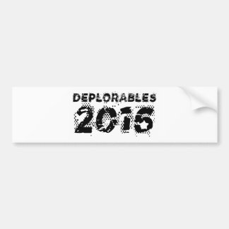 Adesivo Para Carro Deplorables 2016