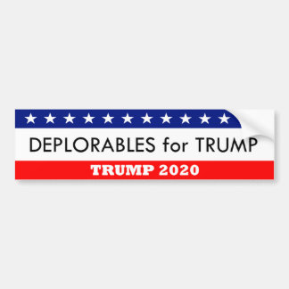 Adesivo Para Carro Deplorables para o trunfo 2020