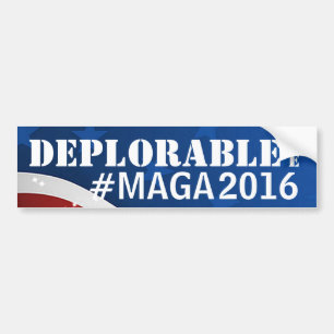 Adesivo Para Carro Deplorável eu #MAGA/faz o excelente de América