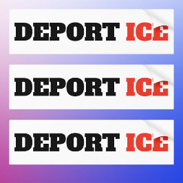 Adesivo Para Carro Deport ICE Anti Trump