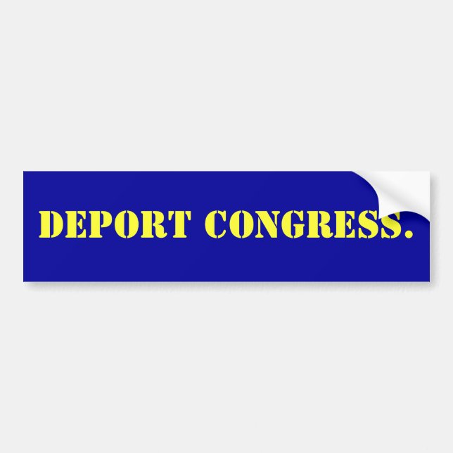Adesivo Para Carro Deport o congresso (Frente)