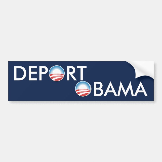 Adesivo Para Carro Deport Obama (Frente)