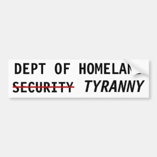 ADESIVO PARA CARRO DEPT. HOMELAND TYRANNY