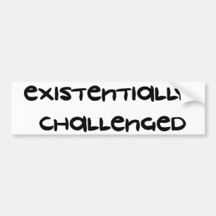 Adesivo Para Carro Desafiado Existentially