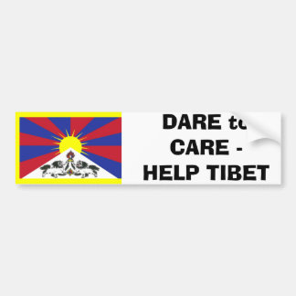 Adesivo Para Carro DESAFIO ao CUIDADO - AJUDA TIBET