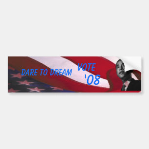Adesivo Para Carro Desafio de Obama ao sonho