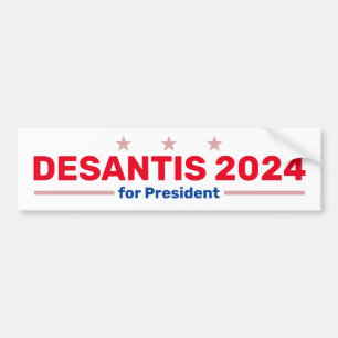 Adesivo Para Carro DeSantis 2024, autocolante para-choques