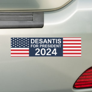 Adesivo Para Carro DeSantis Para O Presidente 2024