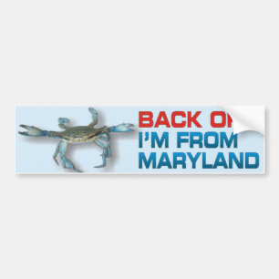 Adesivo Para Carro Desembarace - caranguejo de Maryland - do