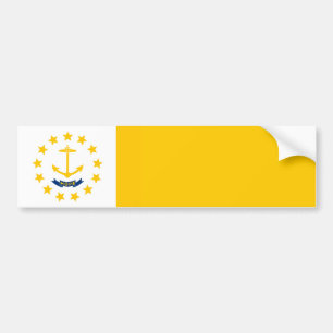 Adesivo Para Carro Desenho da Bandeira do Estado de Rhode Island