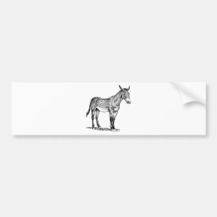 Adesivo Para Carro Desenho da mula, teimoso