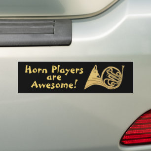 Adesivo Para Carro Desenho da trompa francesa - os jogadores de