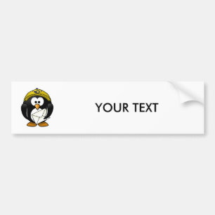 Adesivo Para Carro Desenhos animados do pássaro do pinguim do