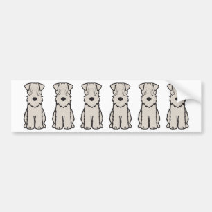 Adesivo Para Carro Desenhos animados Wheaten brandamente revestidos