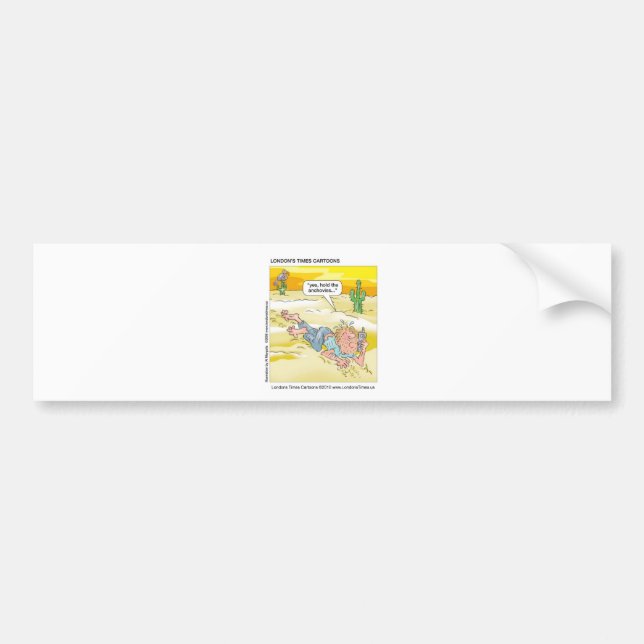 Adesivo Para Carro Desert Pizza, Camisetas, Cartões E Presentes Engra (Frente)