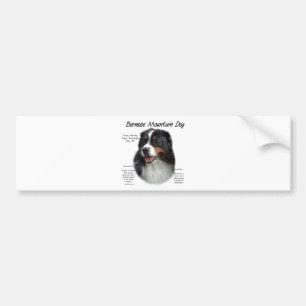 Adesivo Para Carro Design da história do cão de montanha de Bernese