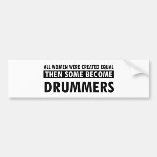 Adesivo Para Carro Design da música dos bateristas