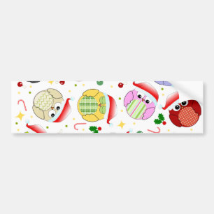 Adesivo Para Carro Design das corujas do Natal
