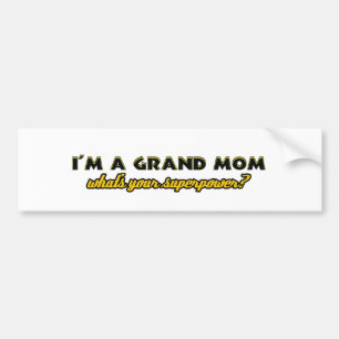 Adesivo Para Carro Design de Grandmom