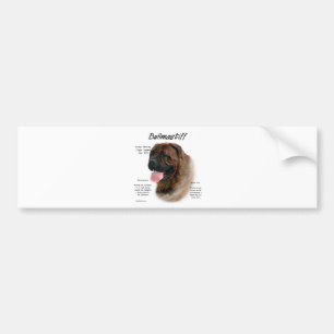 Adesivo Para Carro Design de Histórico de Bullmastiff (brindle)