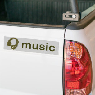 Adesivo Para Carro design de música DJ