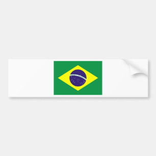 Adesivo Para Carro Design de Sinalizador Brasil