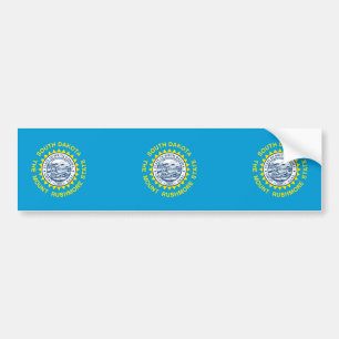 Adesivo Para Carro Design de Sinalizador do Estado da Dakota do Sul