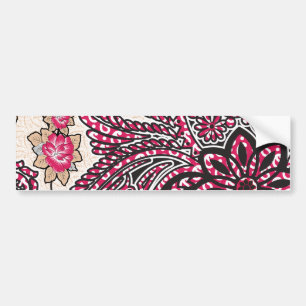 Adesivo Para Carro Design decorativa com vermelho vívido e alfinete