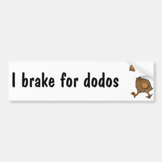 Adesivo Para Carro Design divertido do pássaro do Dodo do ANÚNCIO