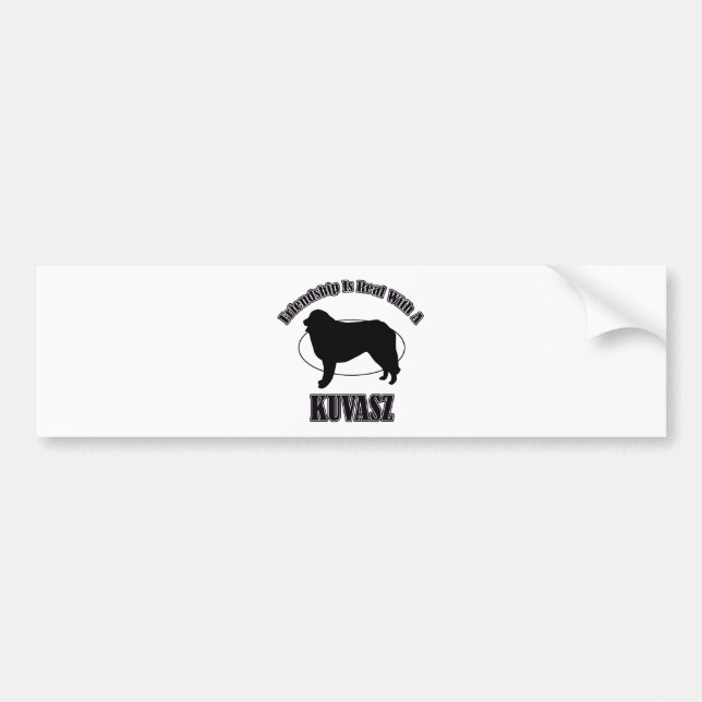 ADESIVO PARA CARRO DESIGN DO CÃO DE KUVASZ (Frente)