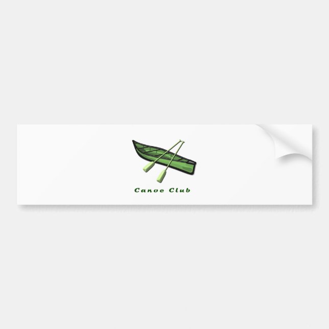Adesivo Para Carro Design do clube da canoa (Frente)