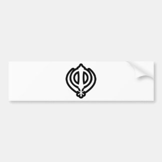 Adesivo Para Carro Design do Punjabi do Sikhism de Khanda Khalsa do