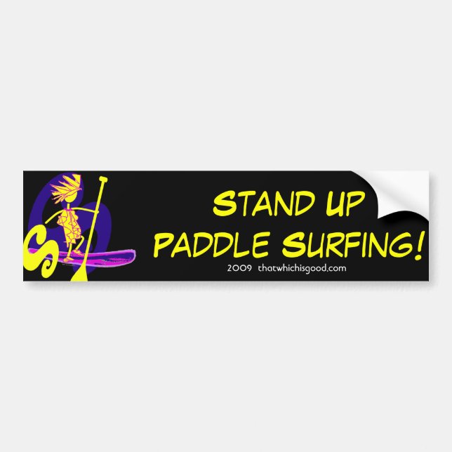 Adesivo Para Carro Design do Surf de junta para cima (Frente)