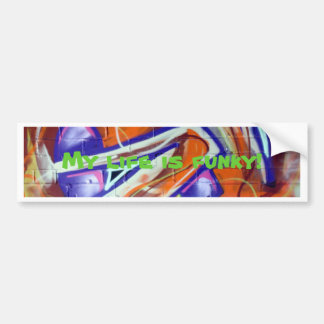 Adesivo Para Carro design e slogan funky dos grafites do mundo