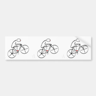 Adesivo Para Carro Design estilizado do Bicyclist